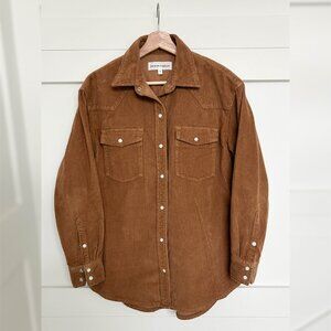 The Nina Corduroy Western Shirt (Denim Forum – Aritzia)